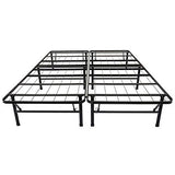 Twin size Black Metal Platform Bed Frame