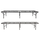 Twin size Black Metal Platform Bed Frame