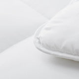 Twin Size Cozy All Seasons Plush White Polyester Down Alternative Comforter