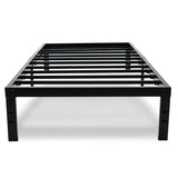 Twin XL College Dorm Heavy Duty Black Metal Platform Bed Frame