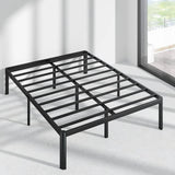 King Metal Platform Bed Frame with Rounded Legs 700 lbs Weight Capacity