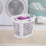 Set of 4 Heavy Duty Plastic Laundry Hamper Dirty Clothes Basket