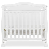 Solid Pine Wood 3-in-1 Convertible Baby Crib Daybed Toddler Bed in White Finish