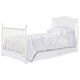 Solid Pine Wood 3-in-1 Convertible Baby Crib Daybed Toddler Bed in White Finish