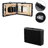 Black Adjustable Portable Massage Tattoo Folding Elevated Table
